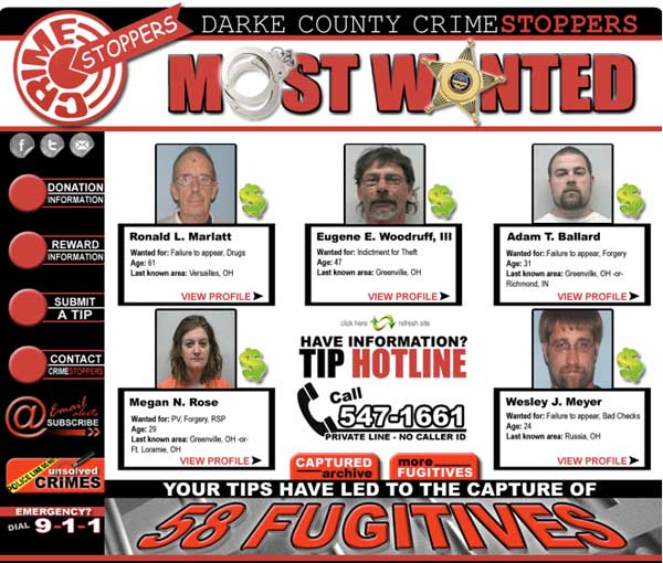 Darke County S Most Wanted Two New Fugitives Added