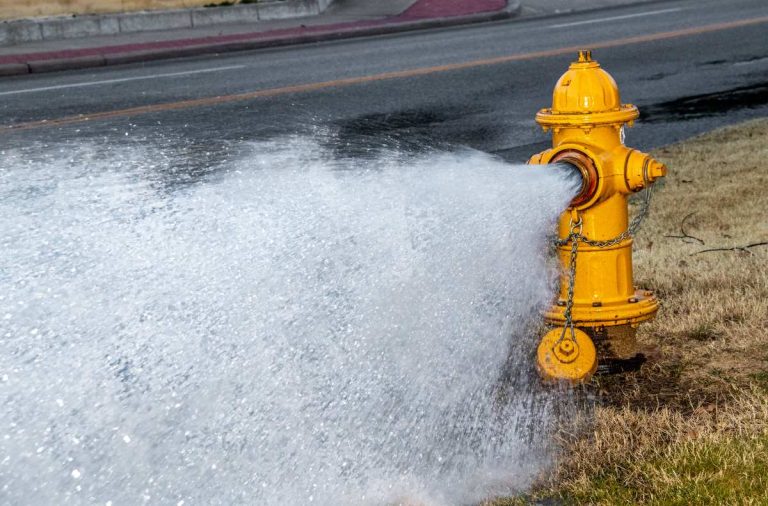 Hydrant Flushing in Greenville