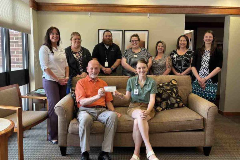 EverHeart Hospice Receives Donation from Union City Browns Backers
