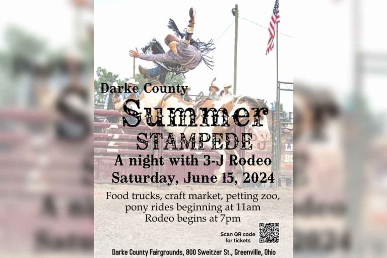Darke County Summer Stampede Rodeo & Food Truck Rally is coming up