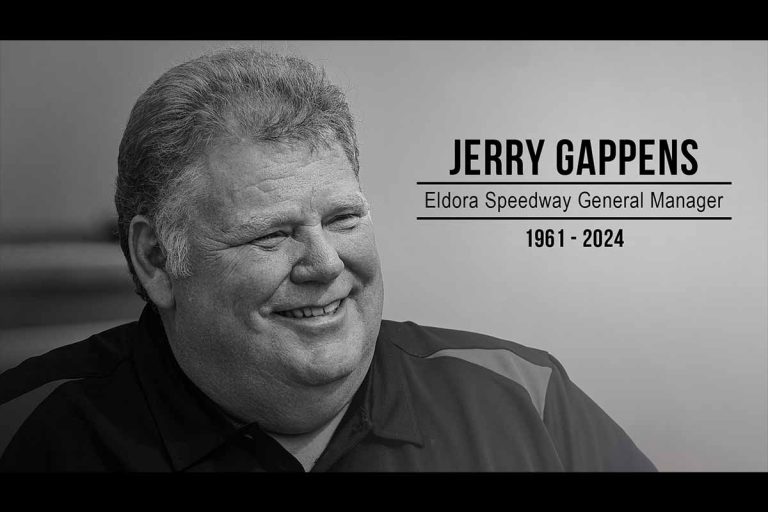 Eldora Speedway’s General Manager Jerry Gappens passed away