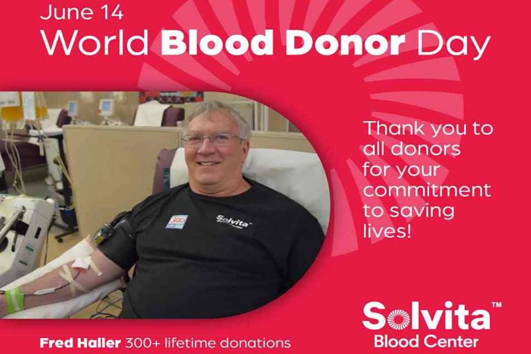 Solvita celebrates June 14 World Blood Donor Day