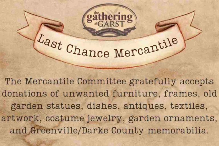 Final drop of date for the Gathering at Garst’s Mercantile approaches fast