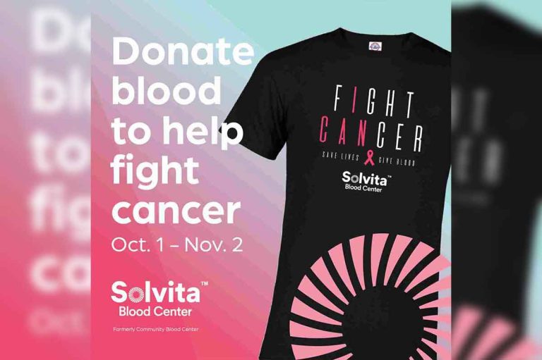 Solvita Greenville Oct. 8 Blood Drive