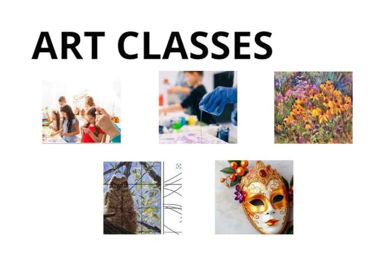 Register Now for September and October Art Classes!