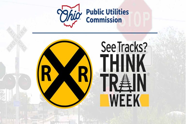 See Tracks, Think Train® Week reminds Ohioans to be safe at rail crossings