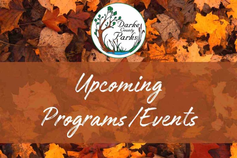 Upcoming Programs with Darke County Parks