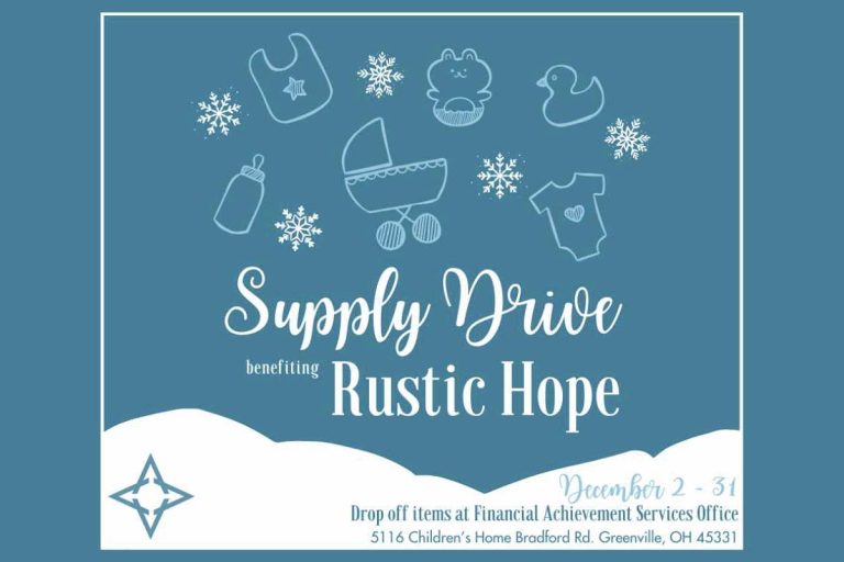 Financial Achievement Services Hosting Supply Drive Supporting Rustic Hope