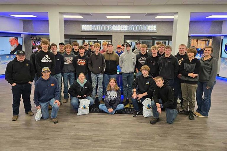 Ansonia FFA students visit the Hobart Institute of Welding