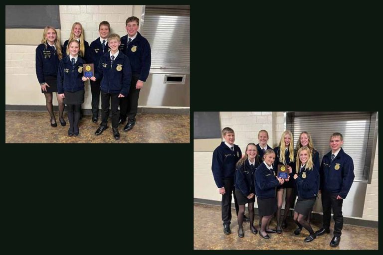 Versailles FFA Teams successful in the District 5 FFA Parliamentary Procedure Contest