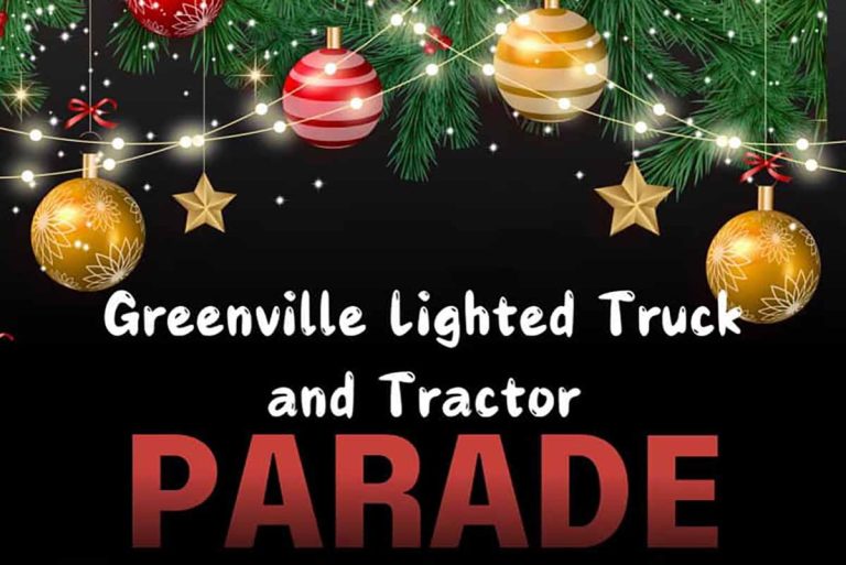 1st annual Greenville Lighted Truck and Tractor Parade immediately following the Horse Parade