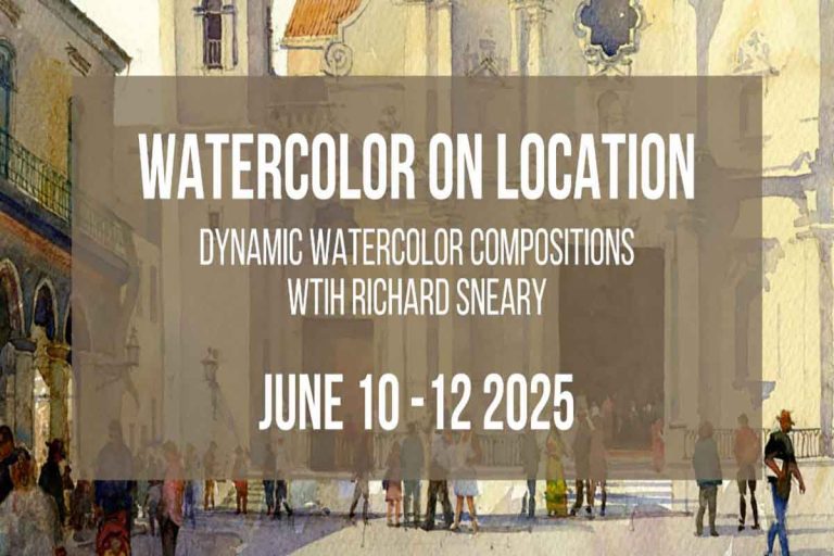 Anna Bier Gallery announced 3-Day Watercolor Workshop