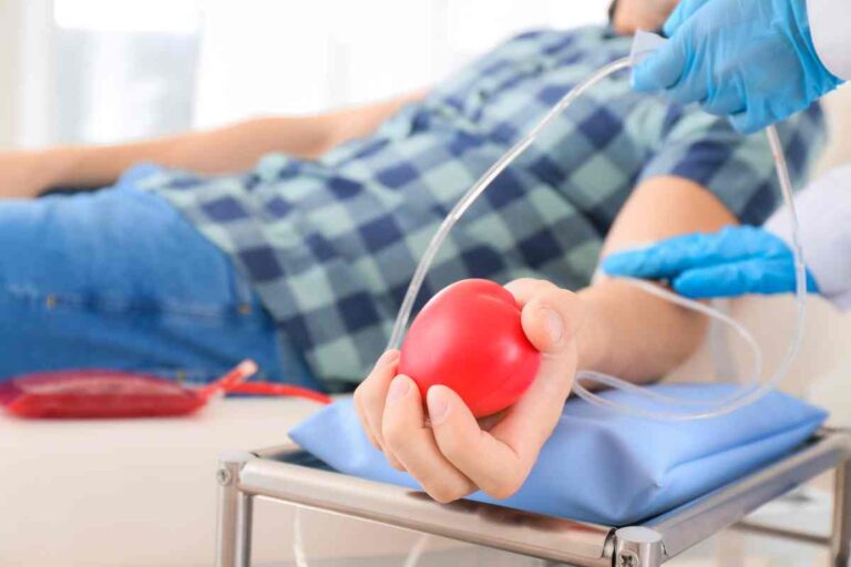 donating blood