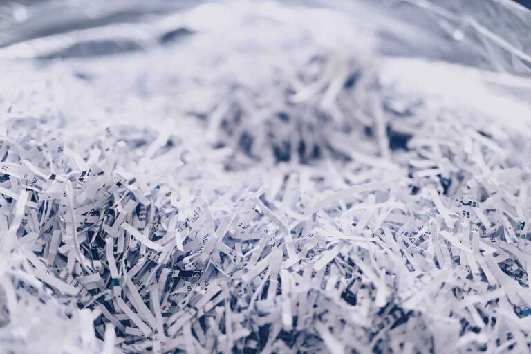 shredded documents